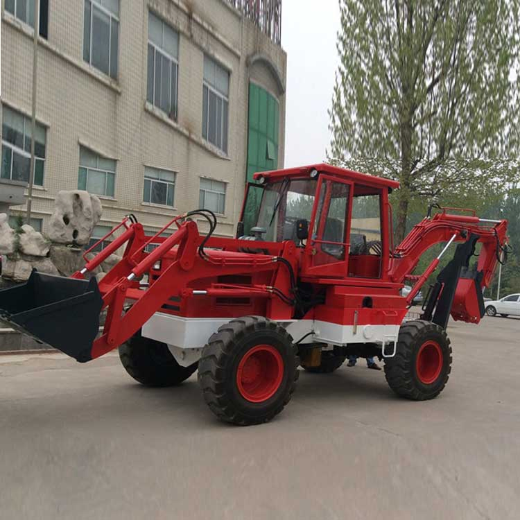 Agricultural Small Mini Backhoe Loaders Articulated Tractor Backhoe Wheel Loader Backhoe