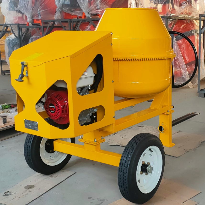 1m3 Towable Diesel Electric Motor Portable Small Mini Concrete Pan Mixer Price in Nigeria Dubai