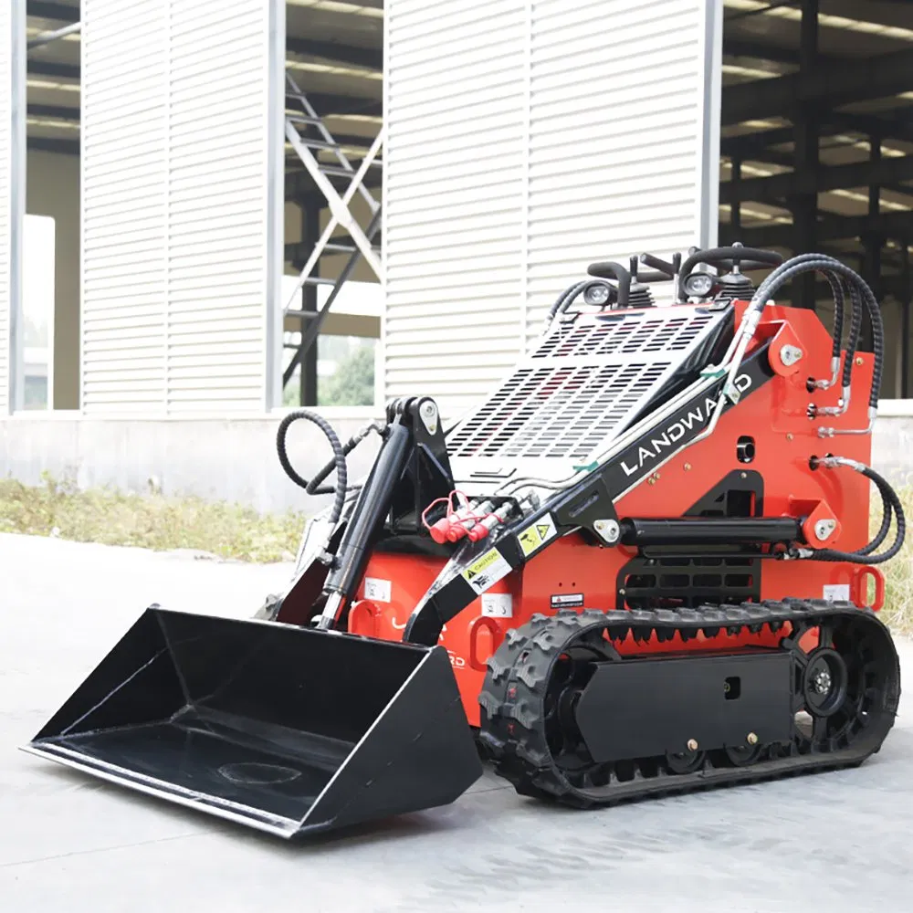 Official Hot Sale Farm Mini Skid Steer Loader Factory New Design Hydraulic Loading Transportation Machinery Compact Track Small Loader for Sale
