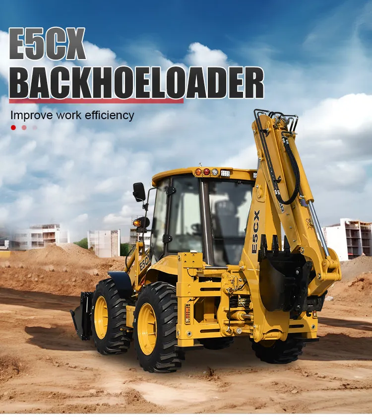 Tractor with Mini Truck Crane Backhoe Excavator Loader Front Wheel Loader