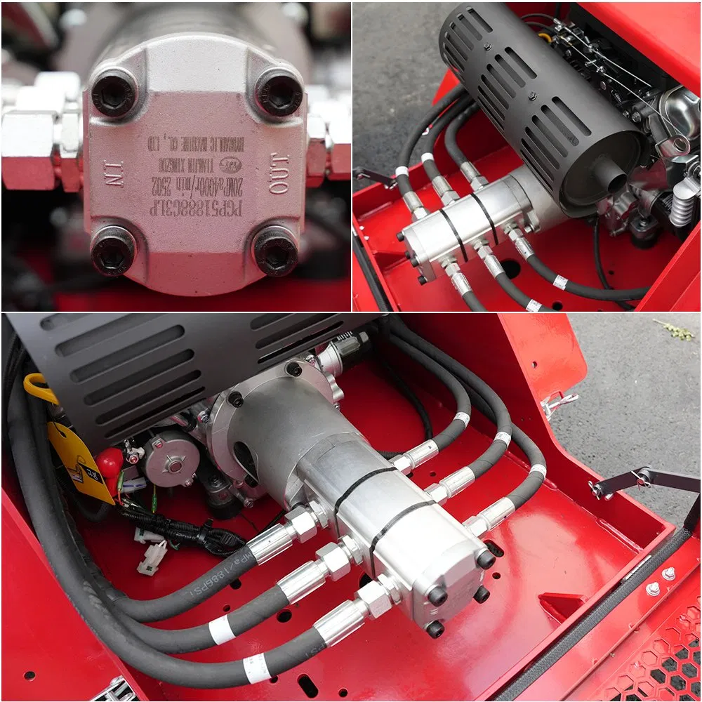 Custom Color Powerful Minicargadora Compacta Farm Carregadeiras Diesel Engine Compact 4 Wheel Drive Mini Skid Steer Loader S490 with Attachments