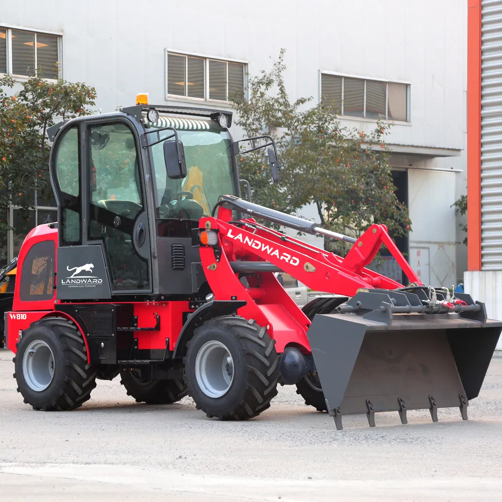 Landward 2.5 Ton W1160 Small 4*4 Wheel Loader China Manufacturers Production All Terrain Loading Transport Vehicle Articulated Mini Loader Wholesale for Sale