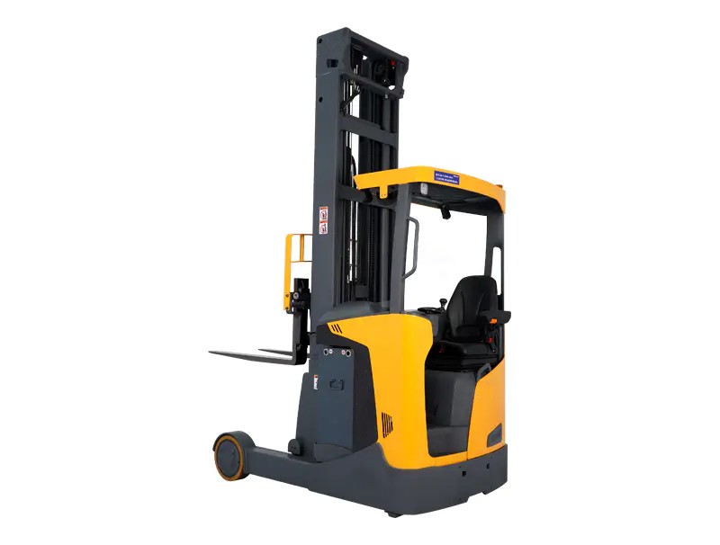 Seated Model Very Narrow Aisle 2000kg 2ton Capacity Electric Reach Truck Montacargas Apilador Retrá Ctil