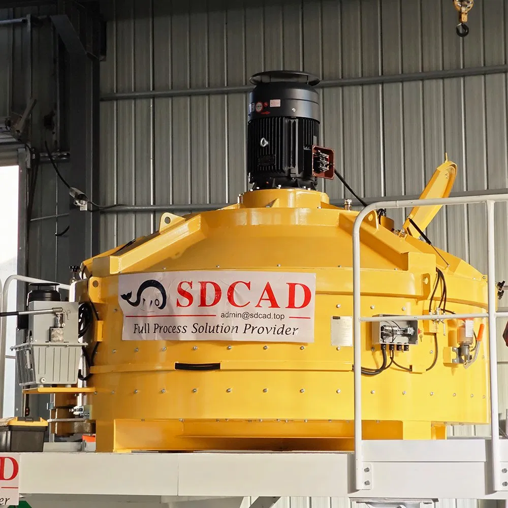 New Design Concrete Pan Mixer Planetary Concrete Vertical Shaft Planetary Mortar Mixer Mezcladora De Concreto for Sale