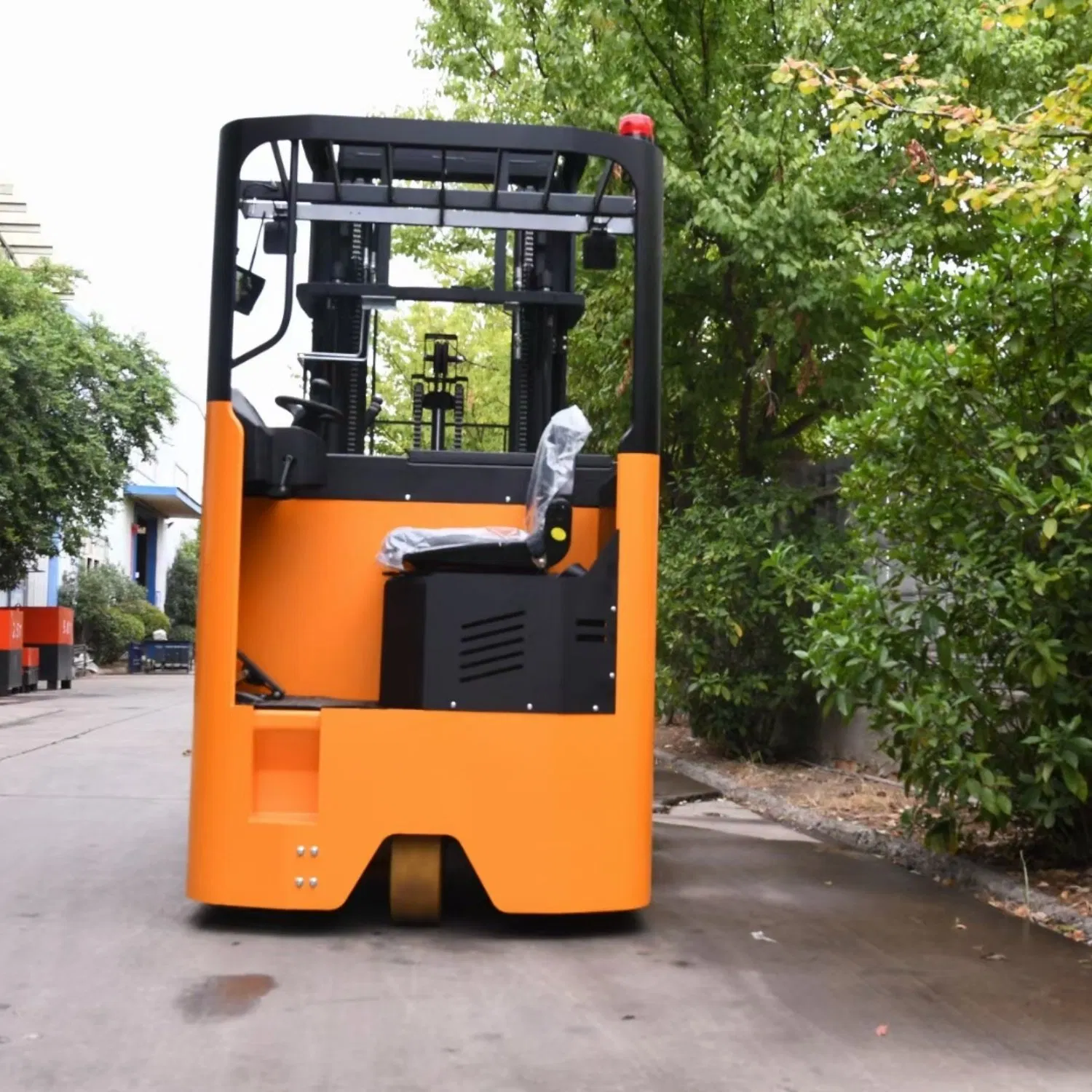 80V Lithium Battery Reach Truck 10m Narrow Aisle Reach Forklift 2.2ton Double Deep Scissors Vna