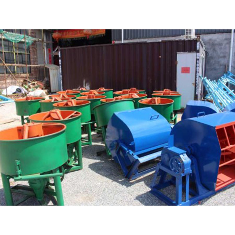 Multifunctional Mechanical Vertical Flat Mouth Cement Mortar Concrete Mixer Pan Mixer