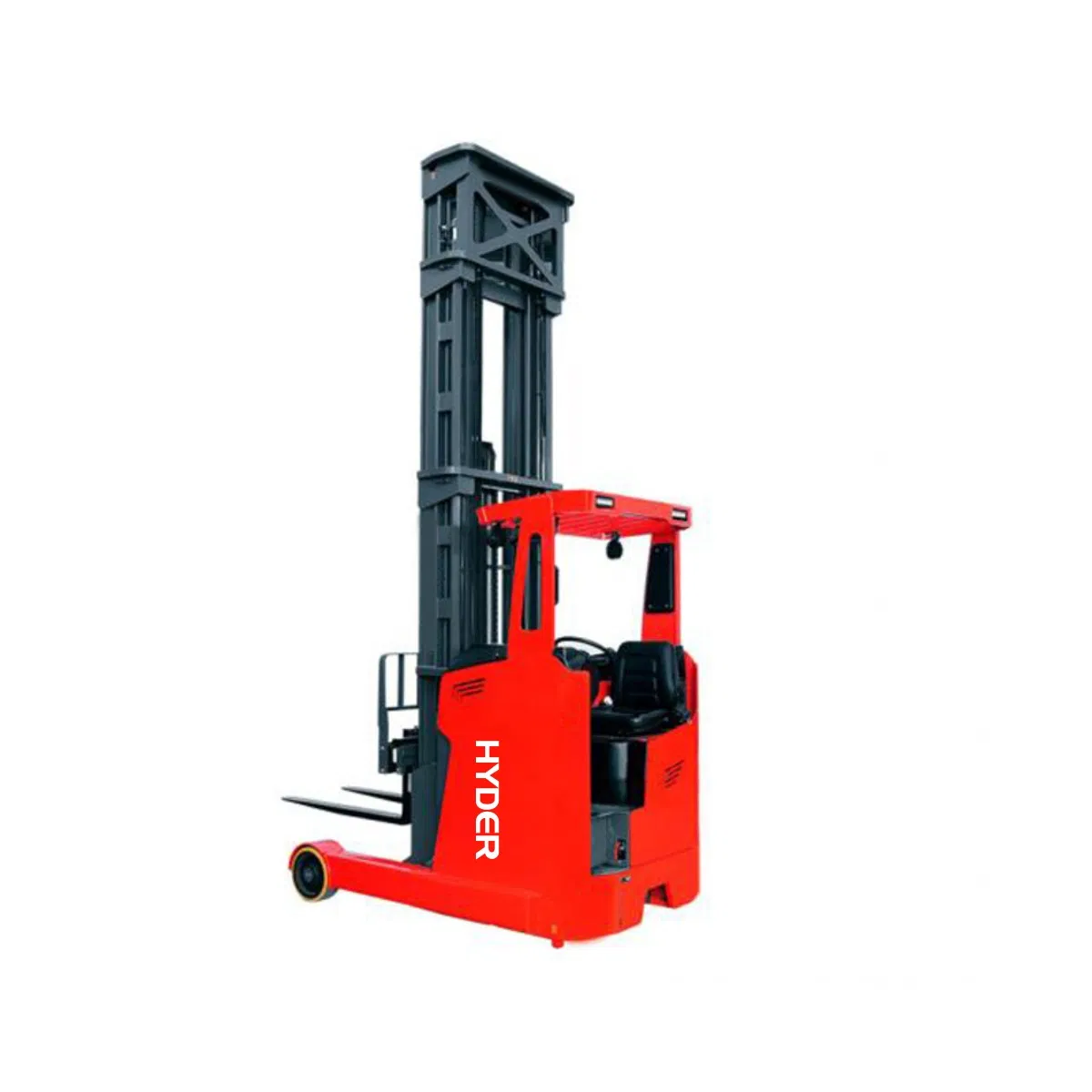 Narrow Aisle Seated Reach Truck Forklift Truck Heavy Working Conditions