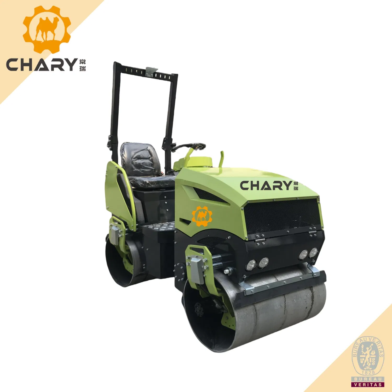 2024 New Trench Compaction Mini Roller Compactor High-Frequency Vibration 1ton 3ton Compactor Asphalt Roller