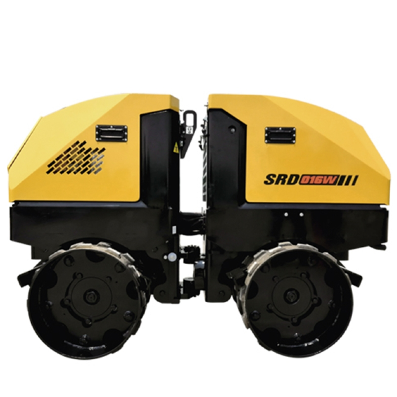 Shantui 1.5 Ton 1.6t Double Drum Mini Road Roller Srd016W Trench Roller