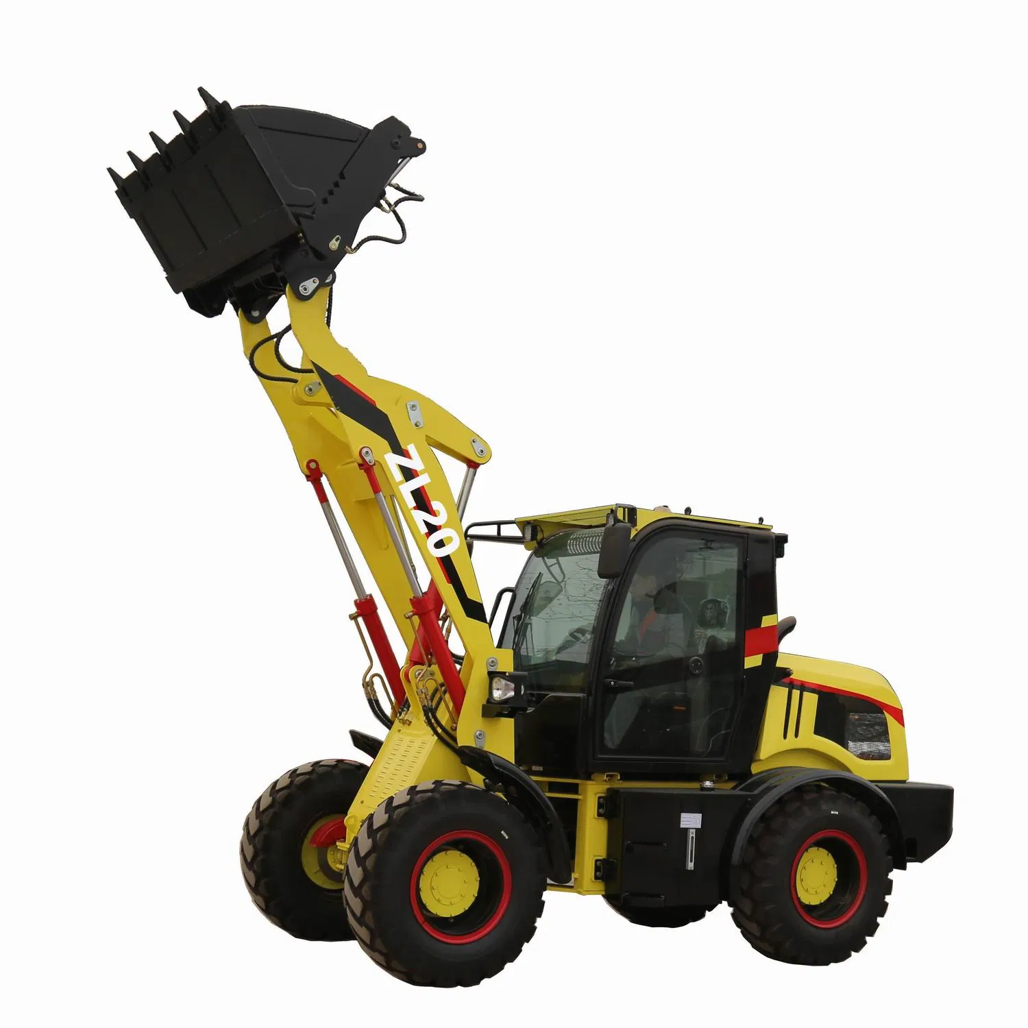 Chinese Cloudpillar Small Compact 4X4 Mini Articulated Wheel Loaders Diesel Price for Sale From China