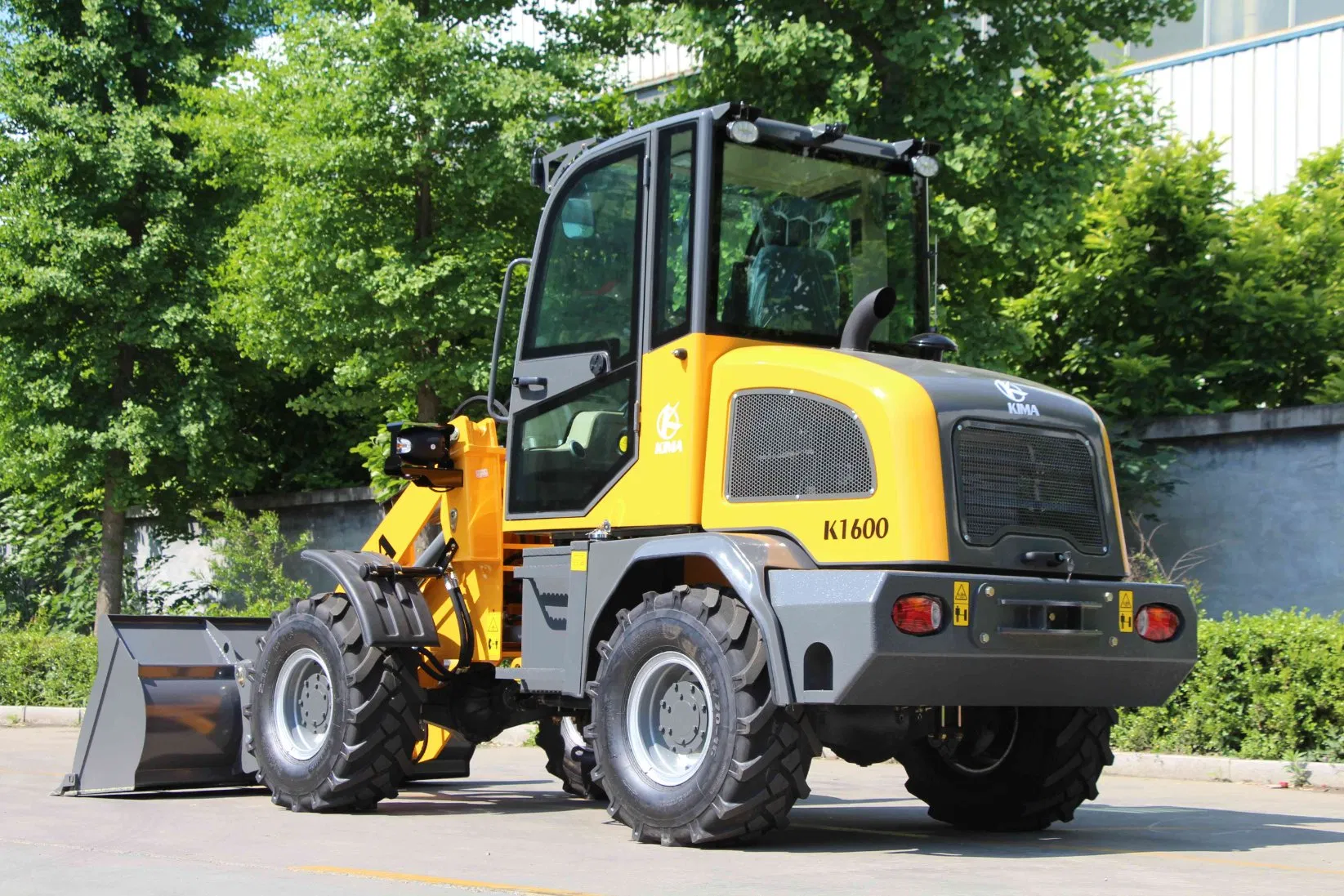 1.6ton Wheel Loader Robust K1600 Machine with Premium Grade Components
