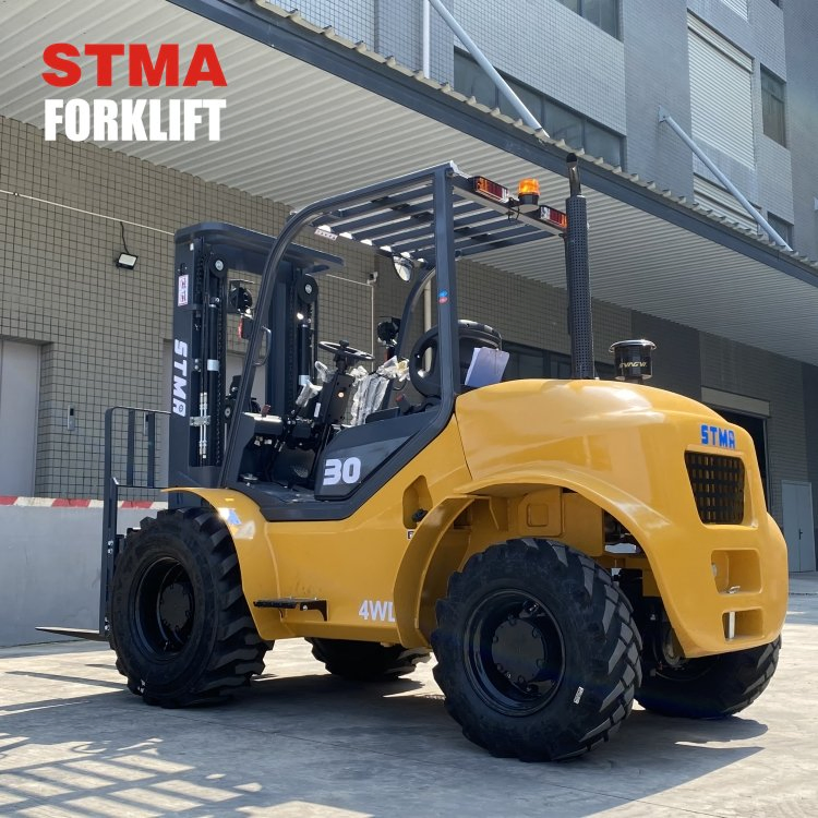 Stma 2.5tn 3tonne Rough Terrain Forklift 4X4 with Mitsubishi S4s Engine Euro3