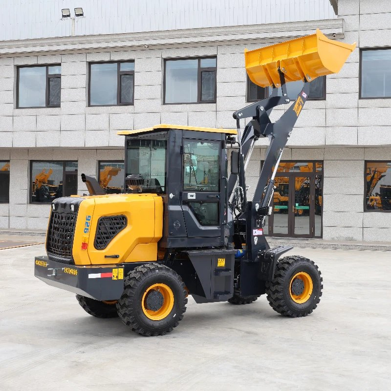 2026 Factory New 0.8ton Mini /Small/Compact Articulated Diesel Front End Hydraulic Wheel Loader for Agricultural Machinery /Construction Price