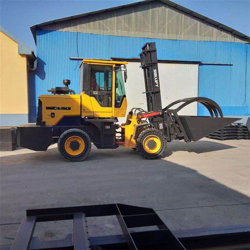 Multi-Purpose 2.1t-4.7t Lifting Capacity Rough Terrain Forklift for Quarry Transport
