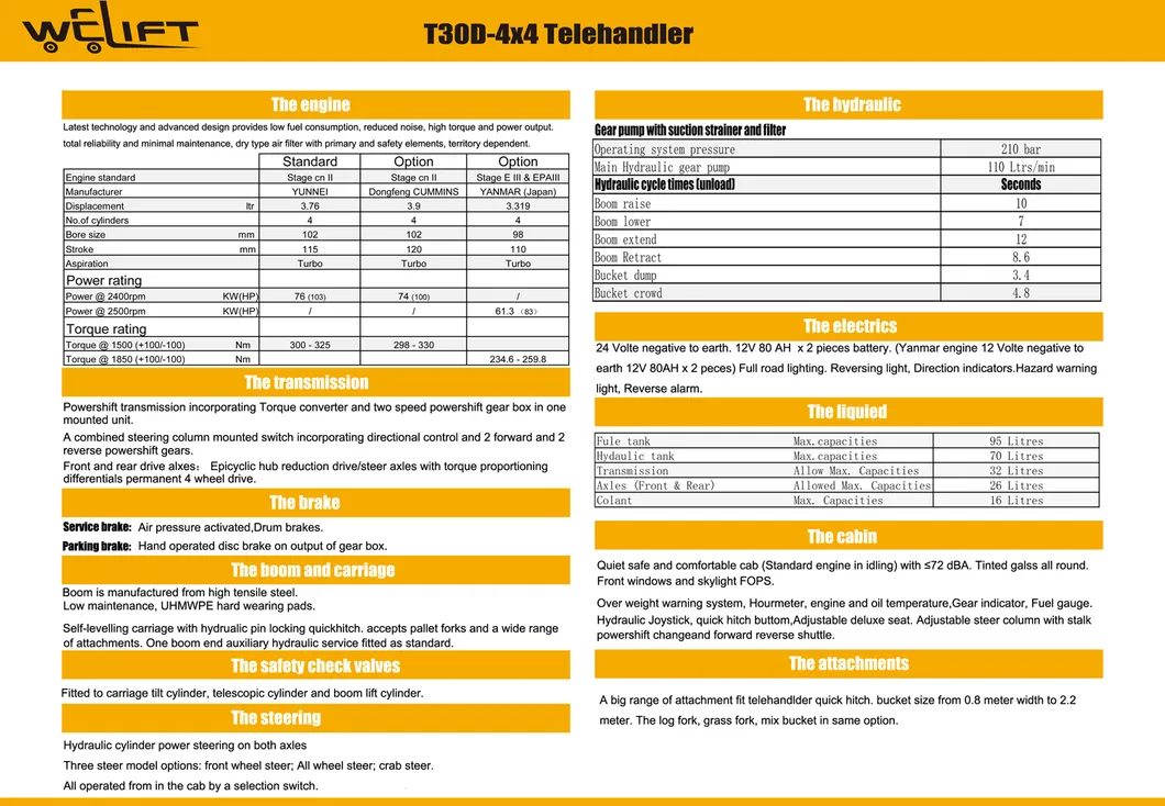 Telescopic Boom Forklift View 4