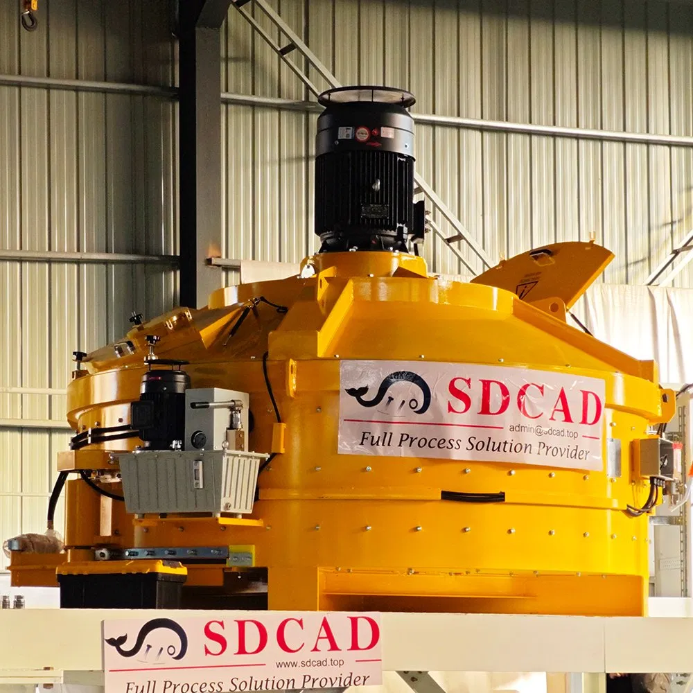 New Design Concrete Pan Mixer Planetary Concrete Vertical Shaft Planetary Mortar Mixer Mezcladora De Concreto for Sale
