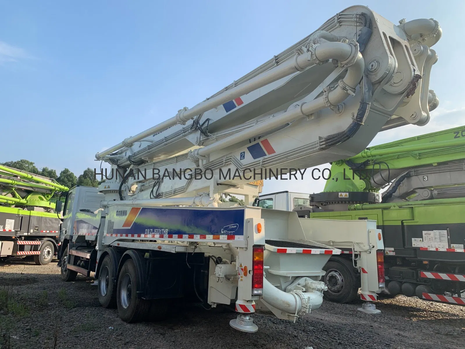 300kw 47m Diesel Machinery Concrete Equipment Concrete Placing Boom Pumper Machine Renewed Truck Mounted Concrete Pump