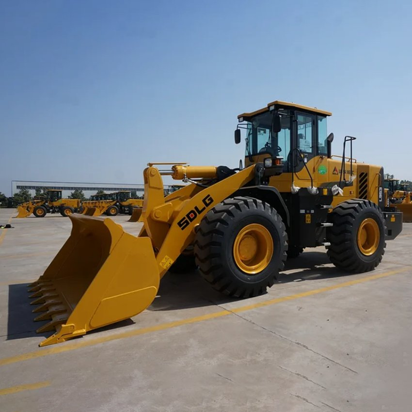 High Efficiency 168HP Wheel Loader Fast Cycle Times &amp; Low Fuel Consumption 5 Ton Capacity