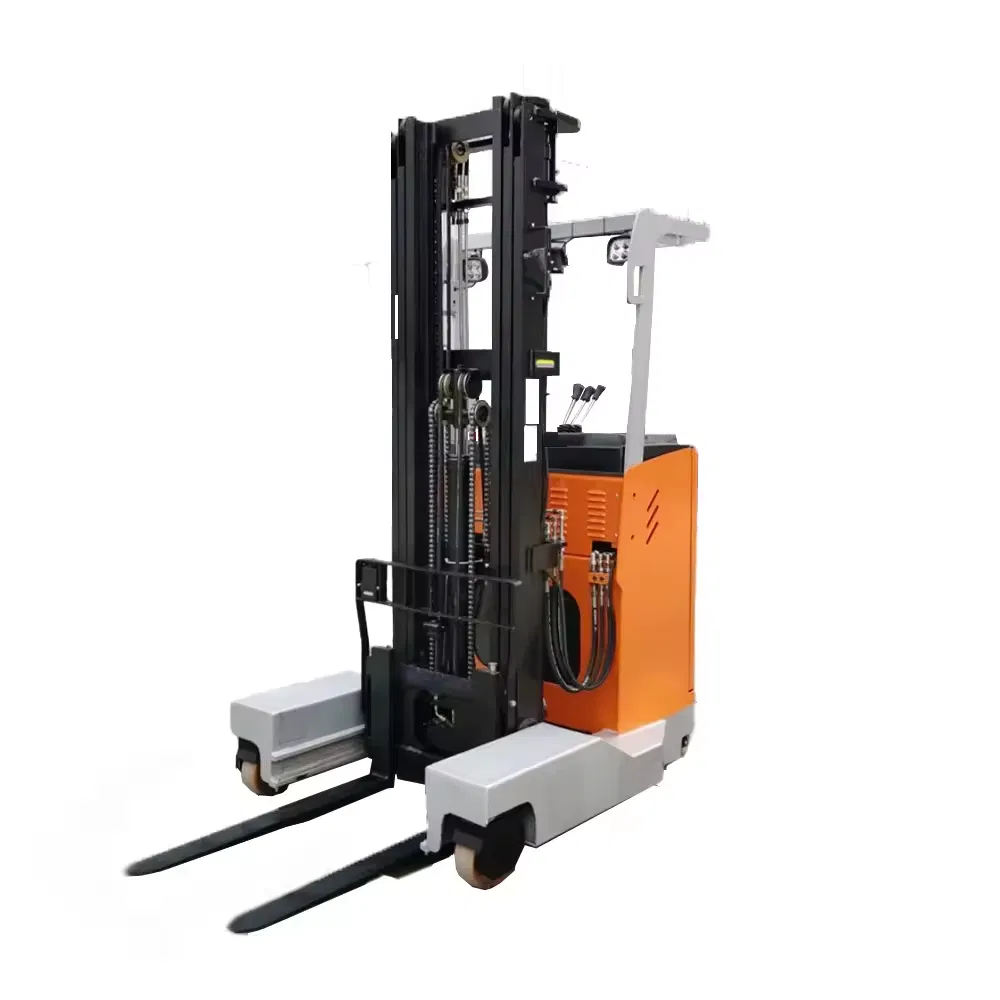 Kad 1.5t 3m Electric Forklift Narrow Aisle Stand up Reach Truck