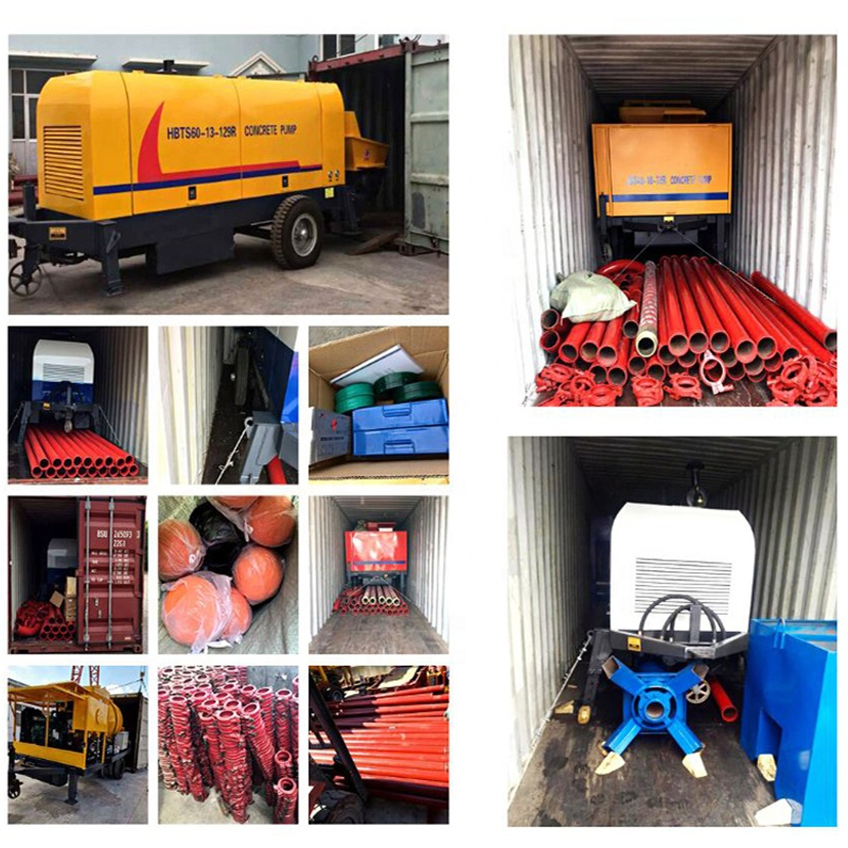 Stationary Concrete Pump Factory 30m3h 40m3/H 50m3/H 60m3h 80m3h Truck Mounted Concrete Pump