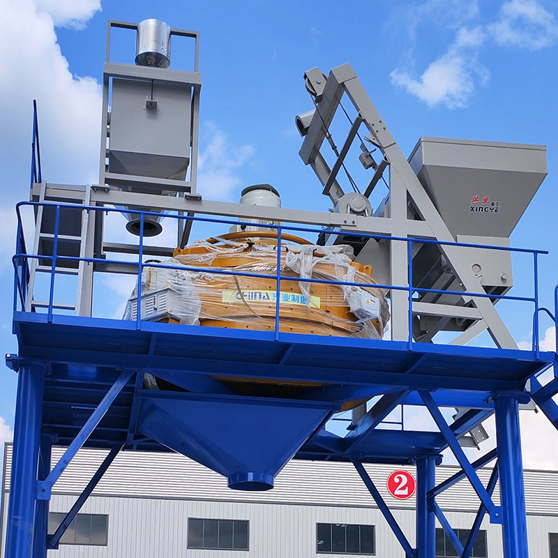 Hydraulic Discharging Pan Concrete Mixer with Weighting System Planetary Concrete Mixer