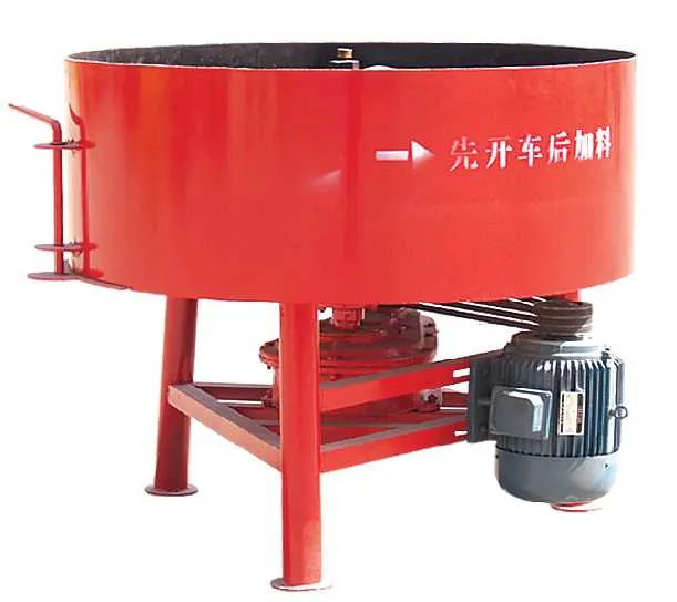 Jq500 Easy to Operate Concrete Pan Mixer for Sale