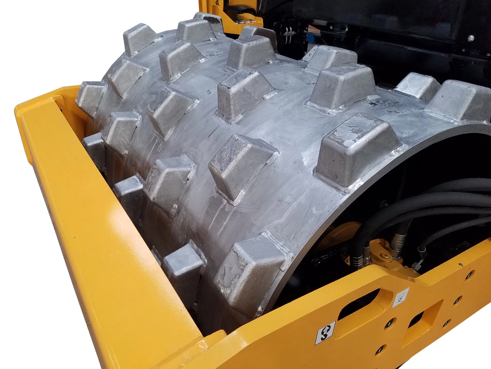 3.5 Ton Trench Roller Soil Compaction Vibratory Road Roller with Sheep-Foot Roller