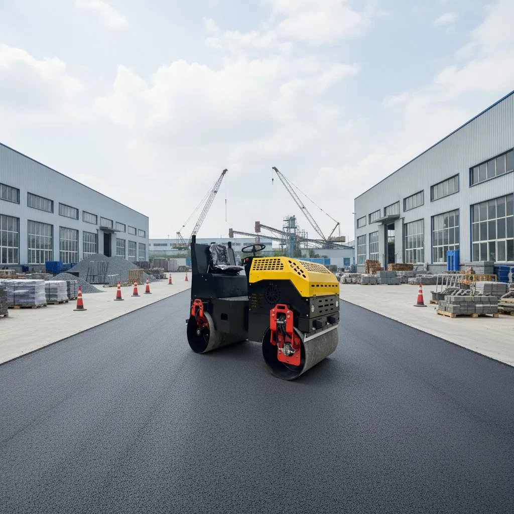 Smart Trench Roller Vibratory Road Roller Asphalt Compactor Roller for Sale