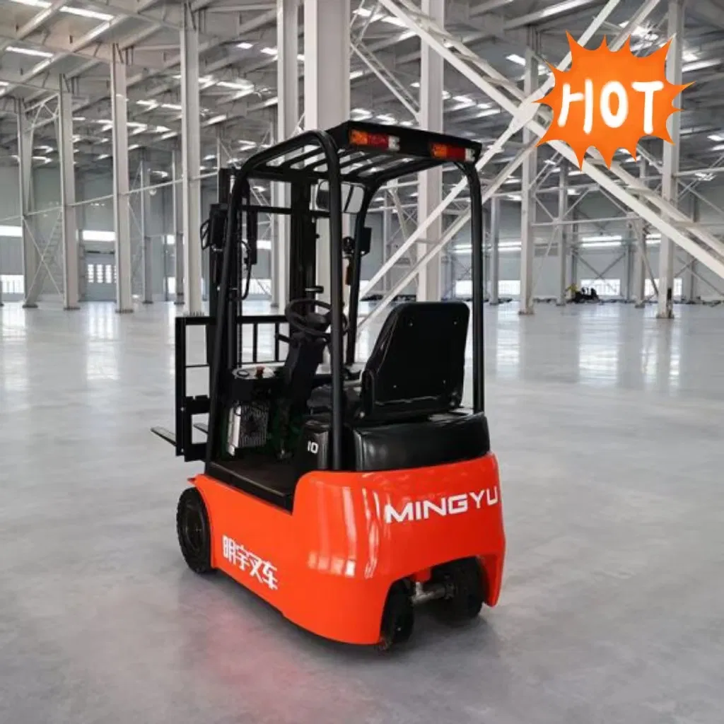 Nice Parts Manual 4 Wheel 3 Wheel Lift 1 Ton Diesel Side Loader Powered Counterbalance Small Mini Electric Battery Hydraulic Pallet Forklift