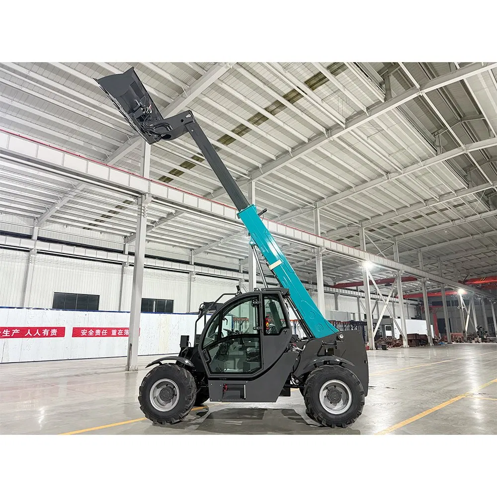 CE EPA Exclusive Technology Center Swing Frame Front Wheel Small Mini Telehandler