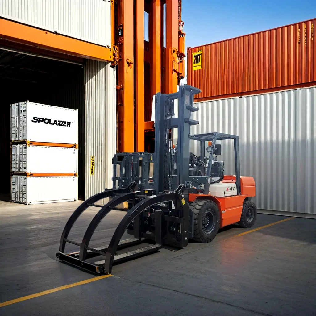 OEM ODM 1ton 2ton 3ton 3.5 Ton 4 Ton 5 Ton Electric Rough Terrain Telehandler with Side Loader Telescopic Handler Forklift