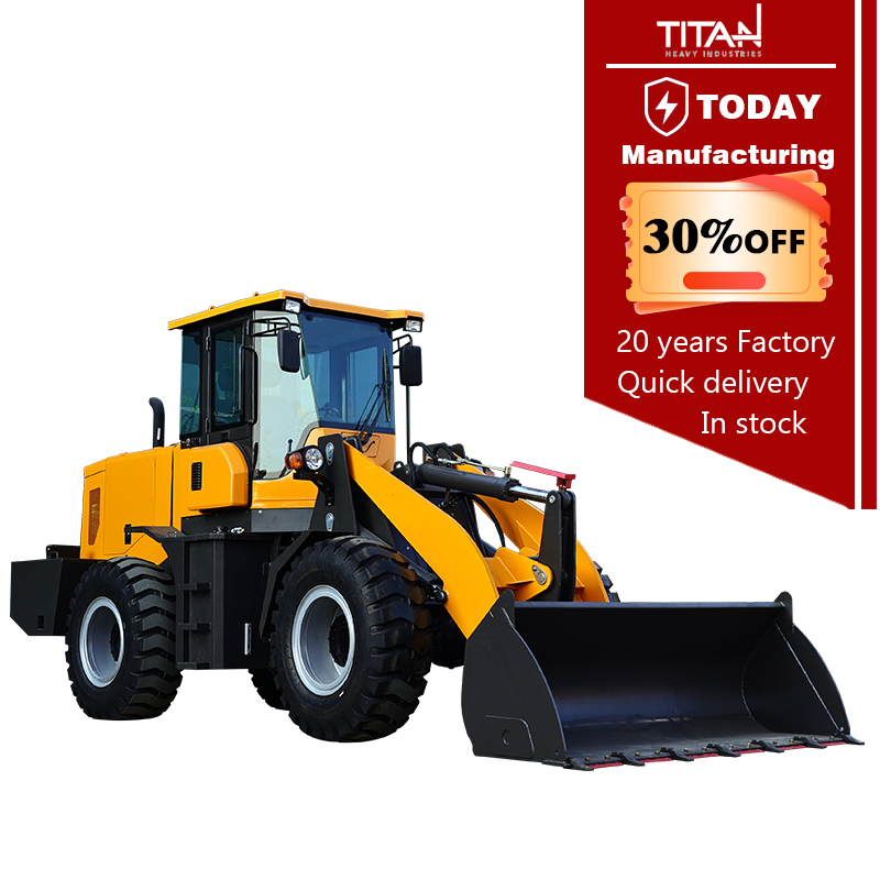 TITAN 3.5 ton compact loader small mini wheel loader front end loaders for sale