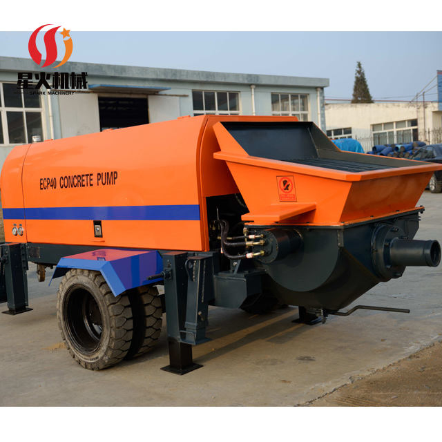 Small Portable Electric Engine Truck Mounted Concrete Mixer Pump