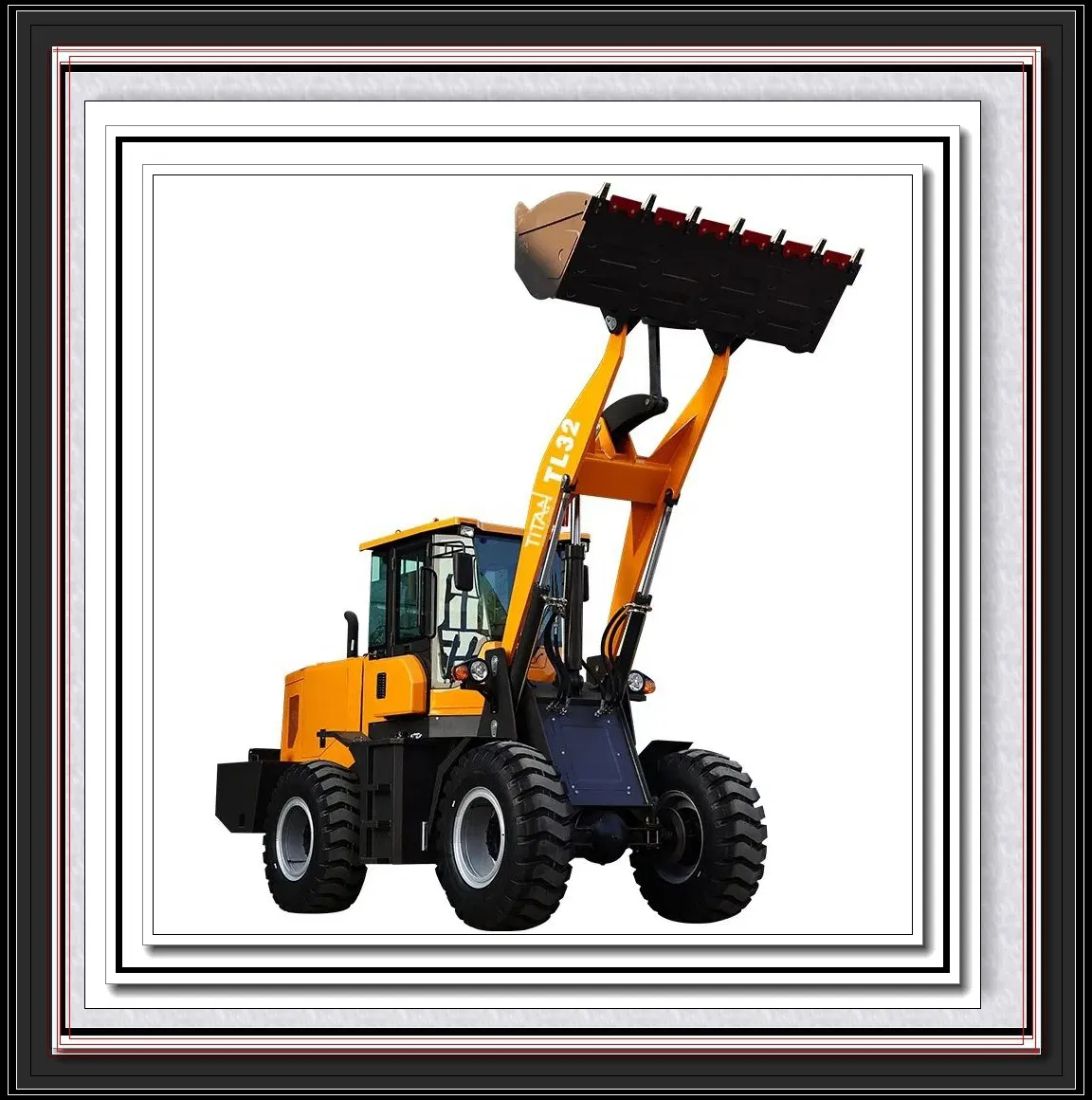TITAN 3.5 ton compact loader small mini wheel loader front end loaders for sale
