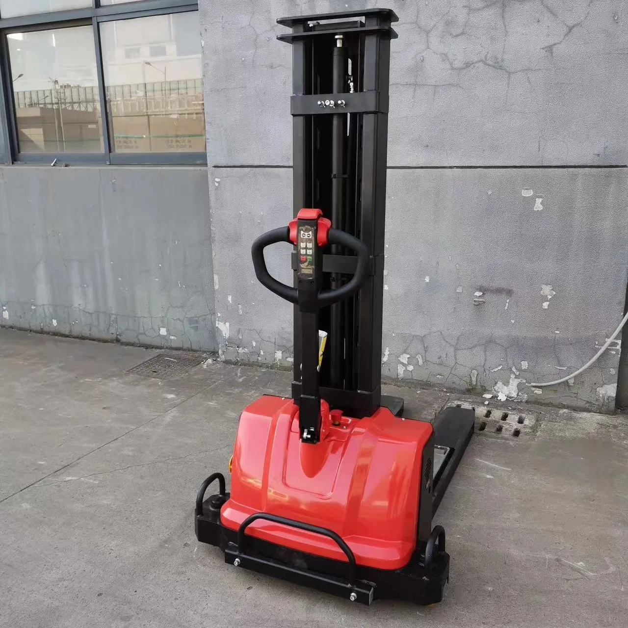 Hydraulic Electric Lifting Platform All Terrain Powered Leveling Pallet Unload Container Self Loading Lifting Stacker