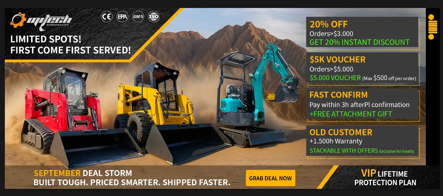 Skid Steer Loader Banner