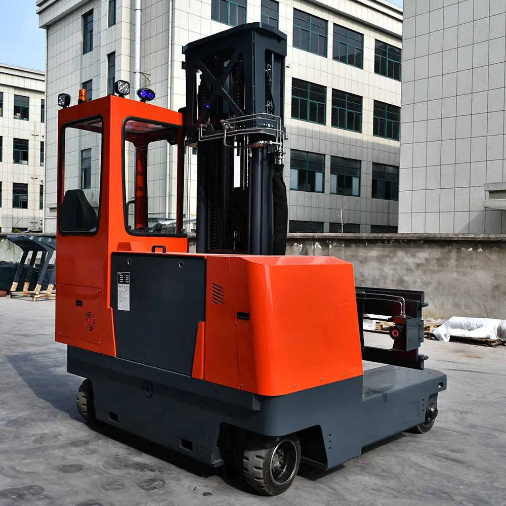 3t 2.5t Reach Sit Battery Forklift Warehouse 2500kg Narrow Aisle Multi-Directional Electric Reach Truck