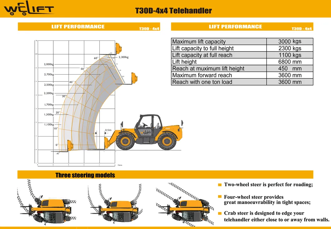 Telescopic Boom Forklift View 2