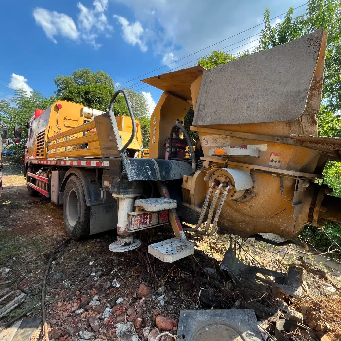 Used Sanny Concrete Line Pump Hydraulic Pump Truck Mounted Concrete Pump Hbt118-25 Made in 2022 in Good Condition