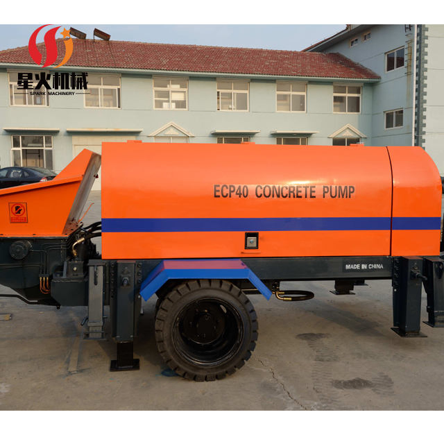 Small Portable Electric Engine Truck Mounted Concrete Mixer Pump
