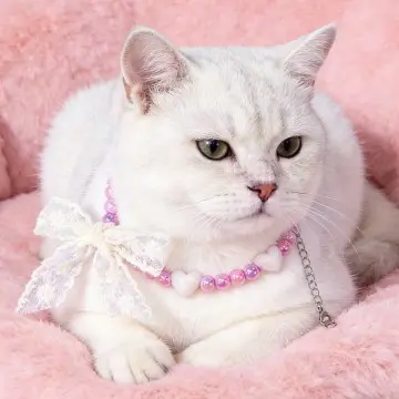 Valentine's Day Beaded Pet Necklace