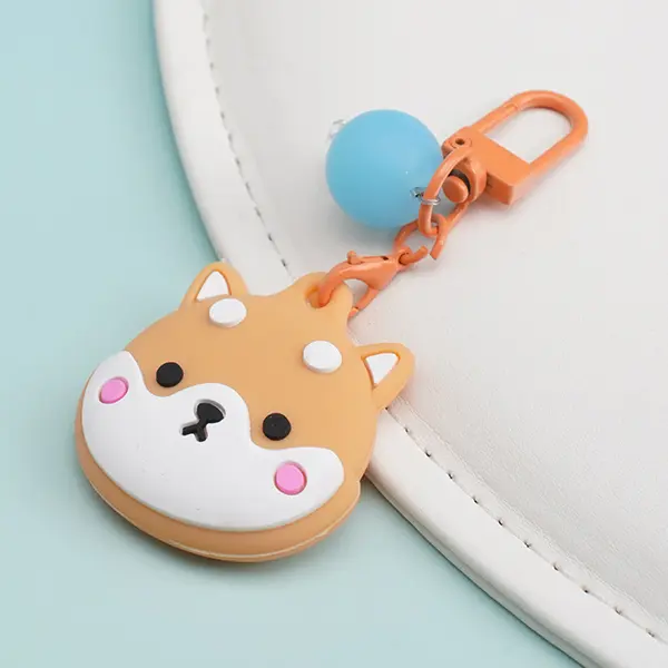 Custom Silicone Pet AirTag Holder Back View