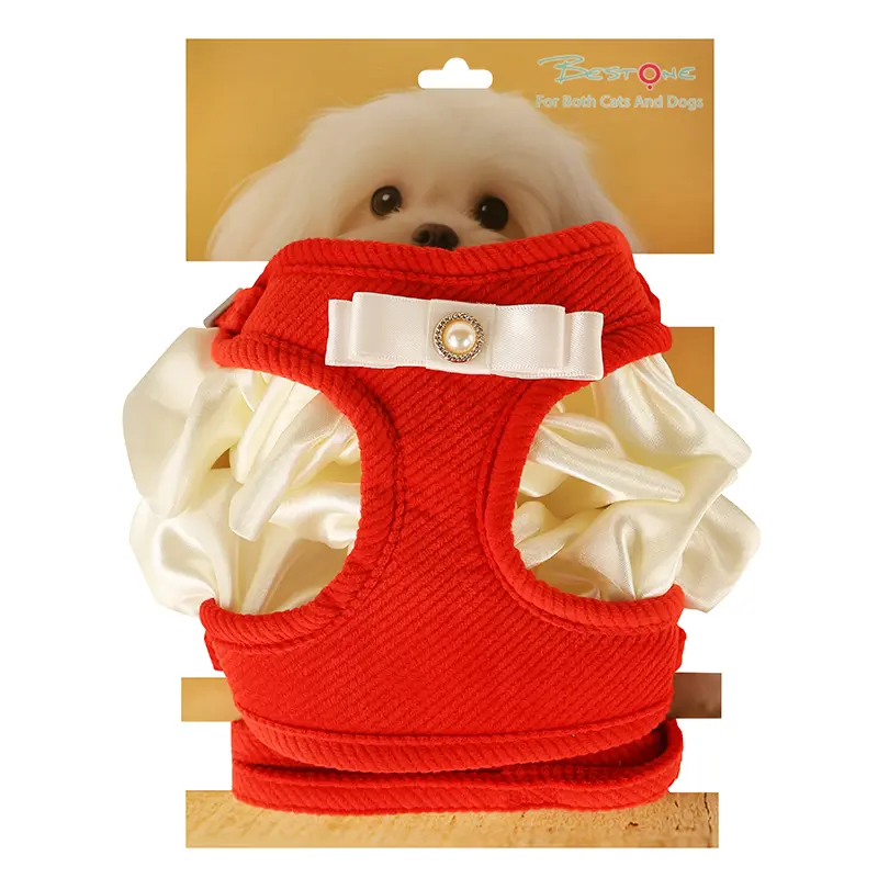 Discount Lace Trim Pet Harness and Leash Set – Nylon Exporter, Exporters