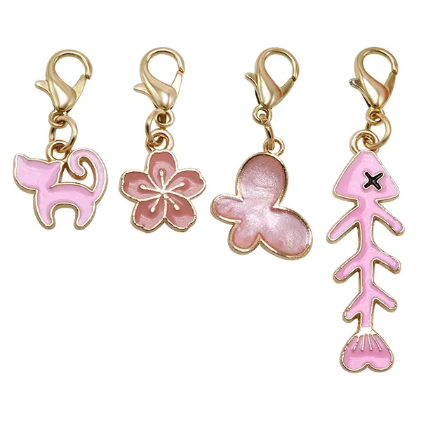 OEM Enchanting Pet Collar Charms: A Floral, Butterfly & Fishbone Delight Manufacturers, Factories