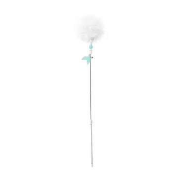 Feather & Fish Tail Cat Wand Toy