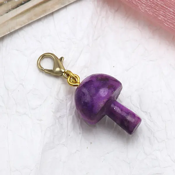 OEM Mushroom Magic Charms for Pet Collars - Semi-Precious Gemstone Collection2 Suppliers, Exporter
