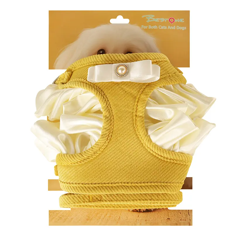 Discount Lace Trim Pet Harness and Leash Set – Nylon Exporter, Exporters