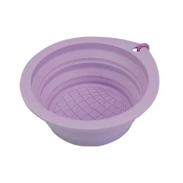 Earth-Shaped Silicone Foldable Pet Bowl