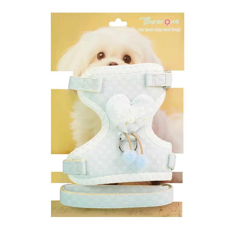 Custom Butterfly Bow Pet Harness and Leash Set – Nylon Manufacturer, Exporter
