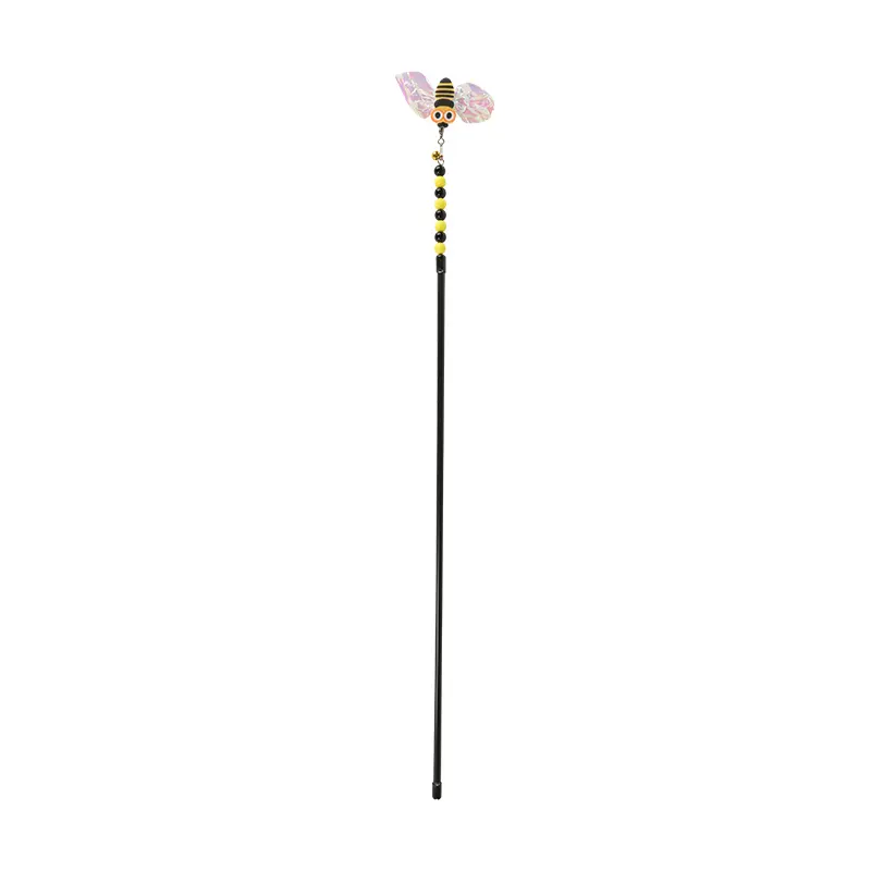 Discount Interactive Cat Teaser Wand Set – Beads, Tassels & Crinkle Insects – 31–54cm Suppliers, Exporters